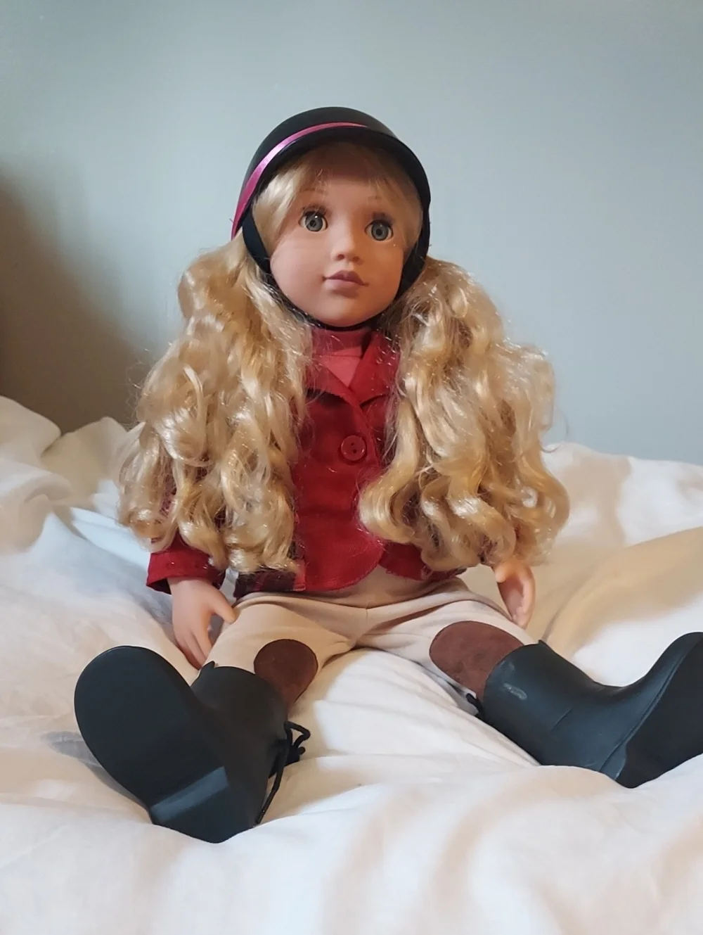 Our Generation Doll - Lily Anna In Equestrian Riding Outfit Set -